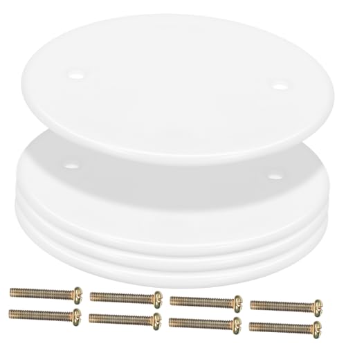 jojofuny Runde Decken-abdeckplatte 4er-pack Kunststoff-steckdosenabdeckung Flach Für Deckenlöcher Deckenplattenabdeckung Abdeckplatte Kastenloch Vorrichtungsanschluss Einfache Installation jojofuny Runde Decken-abdeckplatte 4er-pack Kunststoff-steckdosenabdeckung Flach Für Deckenlöcher Deckenplattenabdeckung Abdeckplatte Kastenloch Vorrichtungsanschluss Einfache Installation von jojofuny