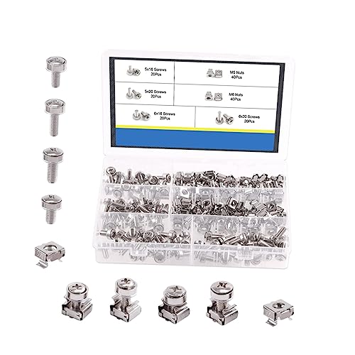 jojofuny 1 Satz Schraubenset Schlüssel Loch Nuss Hardware-muttern Leistung Schraubenorganisator Vorrichtung Trockenbau Werkzeug Computergestell Deck Vierkantmuttern Silver Kohlenstoffstahl jojofuny 1 Satz Schraubenset Schlüssel Loch Nuss Hardware-muttern Leistung Schraubenorganisator Vorrichtung Trockenbau Werkzeug Computergestell Deck Vierkantmuttern Silver Kohlenstoffstahl von jojofuny