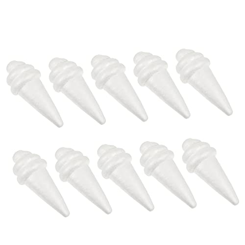 jojofuny 1 Satz Teiliges DIY Schaum Eiscreme Modell Für Malset Für Kreative Bastelprojekte Fördert Fantasie Und Malfähigkeiten Für Schulprojekte 10 Stück von jojofuny