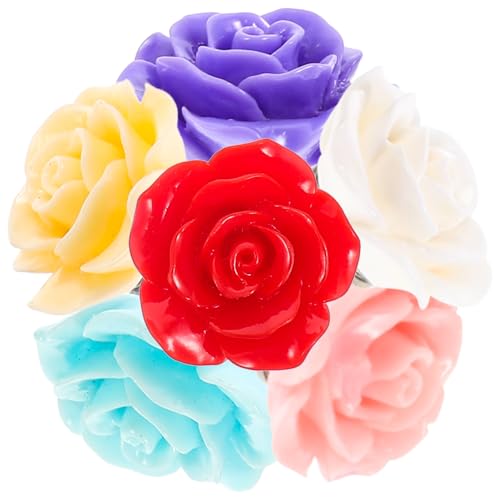 jojofuny 1 Satz Teiliges Diamant Malerei Magnet Fixierer Für DIY Kunst Rosenform Halter Für Kreuzstich Und Diamantzeichnung Einfach Zu Bedienen Für 6 Stück von jojofuny