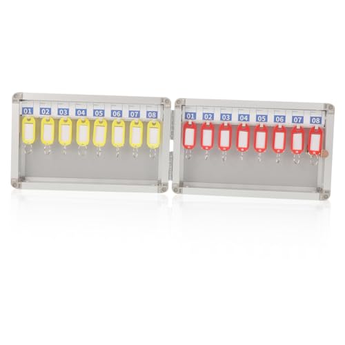 jojofuny 1 Satz Wall-montierter Schlüsselbox Halter für Wand Schlüsselhalter für die Wand Schlüsselverriegelungsboxen Schließfach Schlüsselkasten Schließschrank Key Holder Wall lockbox MDF jojofuny 1 Satz Wall-montierter Schlüsselbox Halter für Wand Schlüsselhalter für die Wand Schlüsselverriegelungsboxen Schließfach Schlüsselkasten Schließschrank Key Holder Wall lockbox MDF von jojofuny