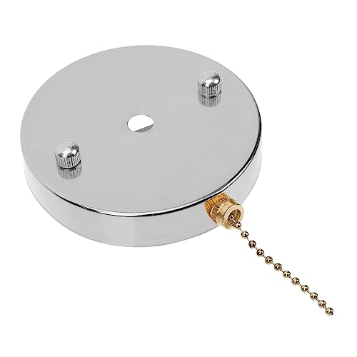jojofuny 1 Satz Wandlichtschalter inoxlm deckenventilatoren Ersatzschalter deckenmontage zugpendel LED Neon Leistung Lampe Zugschalter Lichtzugschalter Rostfreier Stahl Silver von jojofuny