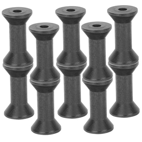 jojofuny 1 Satz Webspulen Aus Holz Häkeln Abs Stich Fall Weberei Pflicht Faden Zubehör Nähen Teile Spulenspindelspindel Fäden Naht Schwarz Strang Mindest Stickerei Wicklung Black 10 Stück von jojofuny