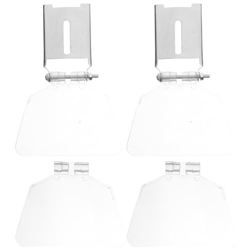 jojofuny 1 Satz transparenter Schleifbockschutz: Professioneller Augenschutz – Staubdichte Spritzschutz-Scheibe für Metallbearbeitung von jojofuny