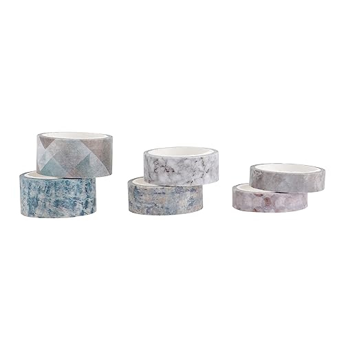jojofuny 1 Schachtel Washi Tape Boxed Dekoratives Hand Account Tape für Diy Journals Scrapbooking Planer Karten und Handwerk Stilvolles Design für Projekte von jojofuny