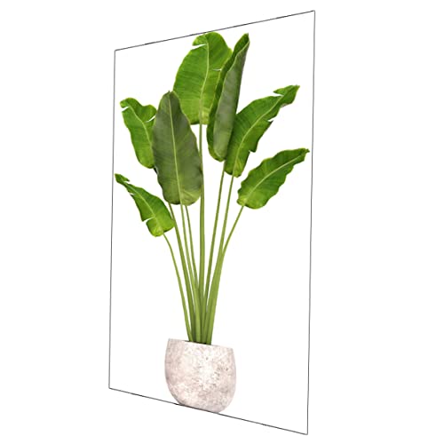 jojofuny Wohnzimmer Topfpflanze Kunst Aufkleber Aufkleber Für Home Decor Aufkleber Aufkleber Blumen von jojofuny
