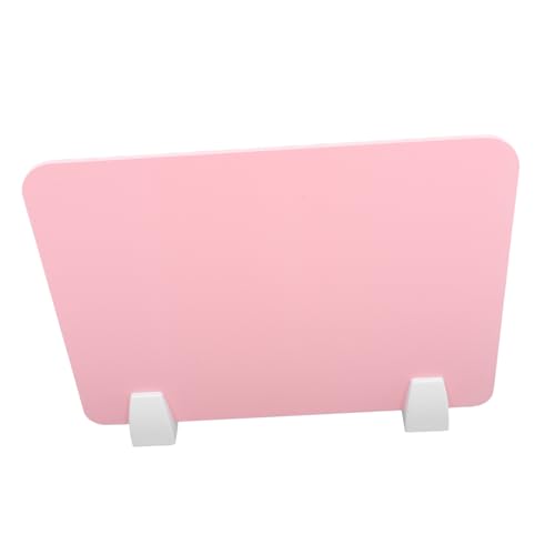 jojofuny 1 Set Isolationsschutzbrett Kinderschreibtisch Raumteiler Schild Sichtschutz Klassenzimmer Tischteiler Schutz Barriere Trenner Namensprüfer Trennwände Tags Rosa PVC von jojofuny