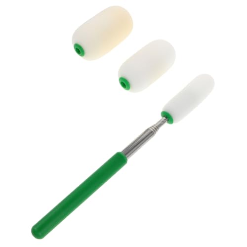 jojofuny 1 Set Schwammstab Zum Töpfern Ausziehbares Vielseitiges Keramikwerkzeug Zum Formen Von Wasseraufnahme Und Ton – Mit Abnehmbaren Schwammköpfen von jojofuny