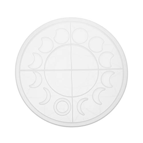 jojofuny 1 Stück Diy Silikonform für Mondphasen Uhr Dekorative Gießform für Bastelprojekte und Transparent für zu Besonderen Anlässen Einfach zu Reinigen jojofuny 1 Stück Diy Silikonform für Mondphasen Uhr Dekorative Gießform für Bastelprojekte und Transparent für zu Besonderen Anlässen Einfach zu Reinigen von jojofuny