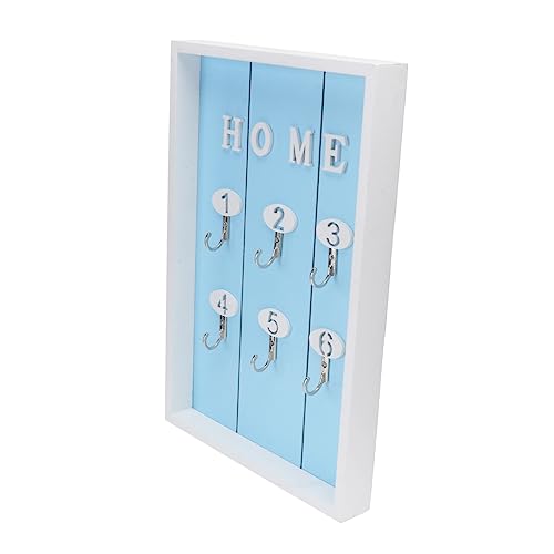 jojofuny 1 Stück Schlüsselhakenspeicherbox Mehrzweck-schlüsseletui Schlüssel Für Das Ablagefach Rustikal Wandmontierter Organizer Hängend Wandschlüsselkoffer Modern Groß Blau MDF jojofuny 1 Stück Schlüsselhakenspeicherbox Mehrzweck-schlüsseletui Schlüssel Für Das Ablagefach Rustikal Wandmontierter Organizer Hängend Wandschlüsselkoffer Modern Groß Blau MDF von jojofuny