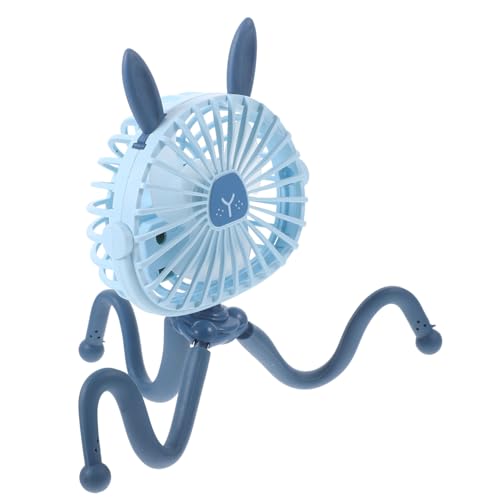 jojofuny 1 Stück USB Stroller Fan mit Flexiblem Stativ Tragbarer Handventilator für Schreibtisch und Camping Geschwindigkeiten LED Licht Leise und Wiederaufladbar Blau Tj jojofuny 1 Stück USB Stroller Fan mit Flexiblem Stativ Tragbarer Handventilator für Schreibtisch und Camping Geschwindigkeiten LED Licht Leise und Wiederaufladbar Blau Tj von jojofuny