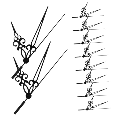 jojofuny 10 Sätze Uhrzeigerzubehör Uhrenbewegungshände großer Uhrzeiger römische Ziffer Kaminuhren modern Fix Weiß Uhr-Kits Uhrzeiger aus Kunststoff professionelle Uhrzeiger Plastik Schwarz jojofuny 10 Sätze Uhrzeigerzubehör Uhrenbewegungshände großer Uhrzeiger römische Ziffer Kaminuhren modern Fix Weiß Uhr-Kits Uhrzeiger aus Kunststoff professionelle Uhrzeiger Plastik Schwarz von jojofuny