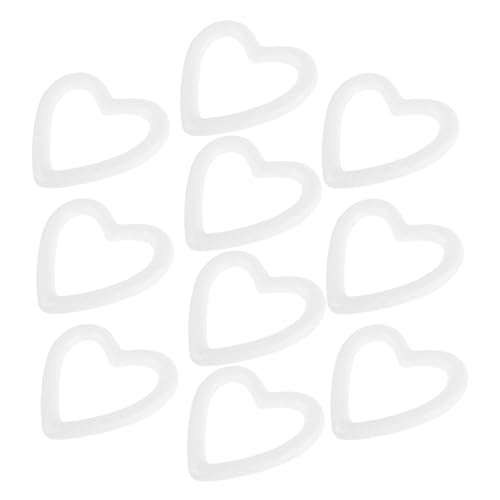 jojofuny 10stücke Schaumstoff Herzform Weiße Dekorationsringe Für Bastelarbeiten Valentinstag Und Hochzeitsdekoration Romantische jojofuny 10stücke Schaumstoff Herzform Weiße Dekorationsringe Für Bastelarbeiten Valentinstag Und Hochzeitsdekoration Romantische von jojofuny
