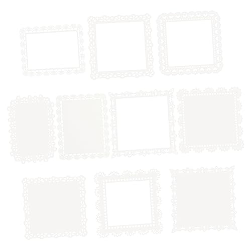 jojofuny 10 Stück Delikatesse Lace Papier Weißes Hochwertiges Bastelmaterial für Scrapbooking und DIY Kreationen für Kreative Projekte und Besondere Anlässe jojofuny 10 Stück Delikatesse Lace Papier Weißes Hochwertiges Bastelmaterial für Scrapbooking und DIY Kreationen für Kreative Projekte und Besondere Anlässe von jojofuny
