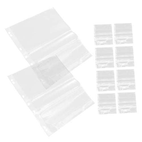 jojofuny 10 Stück Schutztasche Fotoseiten Dokumententasche Couponhüllen Ordner Fotohüllen Reiseordner Feuerfeste Dokumententaschen Negativfilmhüllen Wasserdichte von jojofuny