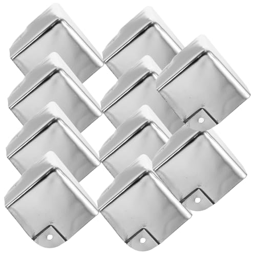 jojofuny 10 Stück Teiliges Dekorative Retro Box Kantenabdeckung Antike Holzoptik Schutz für Schränke Werkzeug Schmuckkästen Stabile Montage Kratzfest und Stoßdämpfend von jojofuny