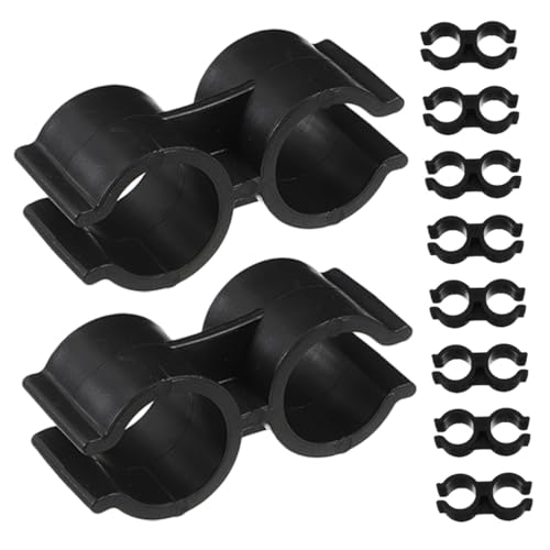 jojofuny 10 Stück Teiliges Doppelrohr Langlebiger Besen Kehrblechverbinder Robuster Kunststoffhalter für Vielseitige Reinigungszubehörbefestigung Schwarz Einfach zu Montieren jojofuny 10 Stück Teiliges Doppelrohr Langlebiger Besen Kehrblechverbinder Robuster Kunststoffhalter für Vielseitige Reinigungszubehörbefestigung Schwarz Einfach zu Montieren von jojofuny