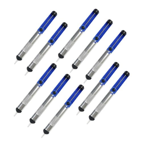 jojofuny 10 Stück Teiliges Entlötwerkzeug Vakuumpumpe mit Starker Saugkraft Austauschbare Spitze Handliches Löten Zubehör für Elektronik Reparatur und Präzises Entfernen von Lötzinn bei von jojofuny