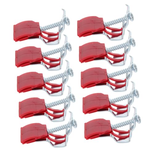 jojofuny 10 Stück Teiliges Küchenmontage Clips Manganstahl Verstellbare Spülbecken Befestigungsklammern in Dunkelrot Bogenförmig Langlebig für Waschbeckeninstallation jojofuny 10 Stück Teiliges Küchenmontage Clips Manganstahl Verstellbare Spülbecken Befestigungsklammern in Dunkelrot Bogenförmig Langlebig für Waschbeckeninstallation von jojofuny