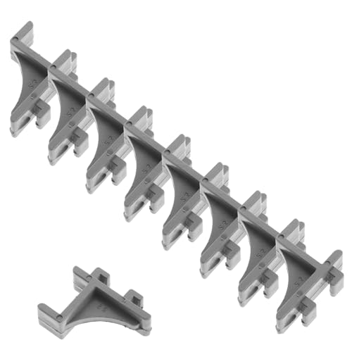 jojofuny 10 Stück Teiliges Kunststoff Regal klammern für Gefrierschrank und Kühlschrank Robuste Einlegebodenhalter mit Gebogenem Design Einfache Montage Langlebige Kühlfach Regalstützen jojofuny 10 Stück Teiliges Kunststoff Regal klammern für Gefrierschrank und Kühlschrank Robuste Einlegebodenhalter mit Gebogenem Design Einfache Montage Langlebige Kühlfach Regalstützen von jojofuny