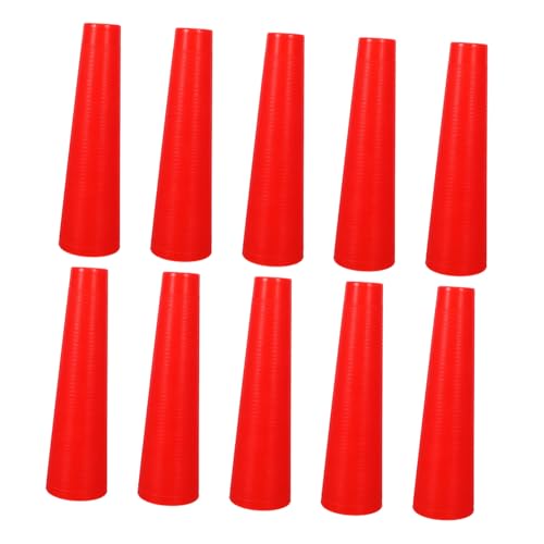 jojofuny 10 Stück Teiliges Kunststoff-spulen Kegelförmige Garnwickler für Stricken und Sticken Rote Bobbins mit Glatter Oberfläche für Gleichmäßige Garnspannung und Vielseitige jojofuny 10 Stück Teiliges Kunststoff-spulen Kegelförmige Garnwickler für Stricken und Sticken Rote Bobbins mit Glatter Oberfläche für Gleichmäßige Garnspannung und Vielseitige von jojofuny