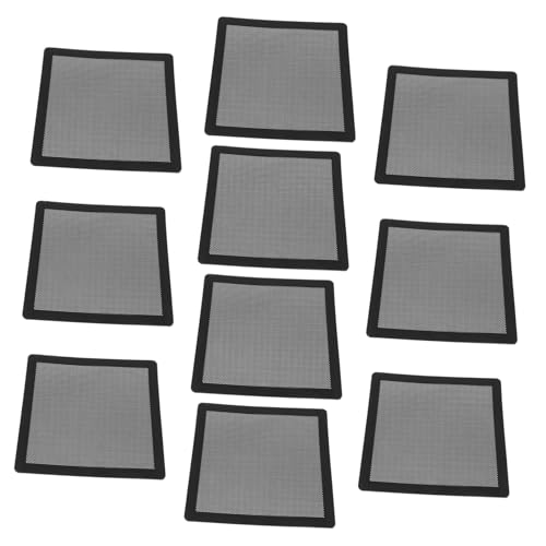 jojofuny 10 Stück Teiliges PVC Lüfterfilter für Computergehäuse Flexibles Staubschutznetz mit Filtrationsgrad Passend für Pc und Klimaanlagen Geräuschreduzierend Wiederverwendbar Einfache von jojofuny