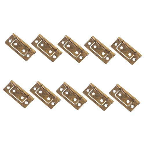 jojofuny 10 Stück Teiliges Robuste Flache Schranktürscharniere aus Antikem Eisen Geräuscharm Mutter junge Mädchen design Einfache Montage Vintage beschläge für Möbel Kleiderschrank jojofuny 10 Stück Teiliges Robuste Flache Schranktürscharniere aus Antikem Eisen Geräuscharm Mutter junge Mädchen design Einfache Montage Vintage beschläge für Möbel Kleiderschrank von jojofuny