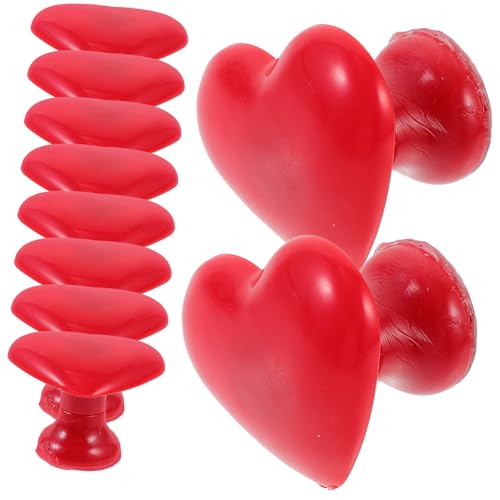 jojofuny 10 Stück Teiliges Wc zubehör Herzförmiger Toilettenspülknopf aus Robustem Abs Universeller Druckknopf Ersatz für Wc wassertank Einfache Installation Praktisches Hilfsmittel für von jojofuny