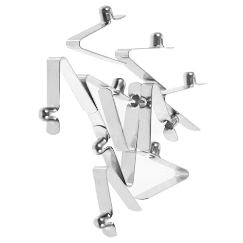 jojofuny 10 Stück Zeltstangen-druckknopf-federklammern Starke Stahlkonstruktion für Regenschirme von jojofuny