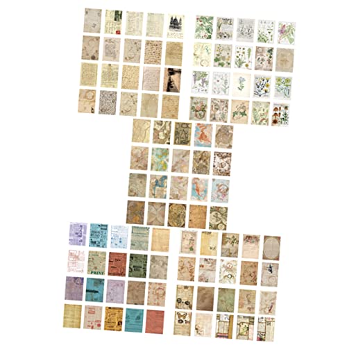 jojofuny 100 Blatt Vintage DIY Papier Dekoratives Scrapbooking Material für Tagebuch Handgemachte Karten und Bastelprojekte Zufällige Designs für Kreative Dekorationen jojofuny 100 Blatt Vintage DIY Papier Dekoratives Scrapbooking Material für Tagebuch Handgemachte Karten und Bastelprojekte Zufällige Designs für Kreative Dekorationen von jojofuny