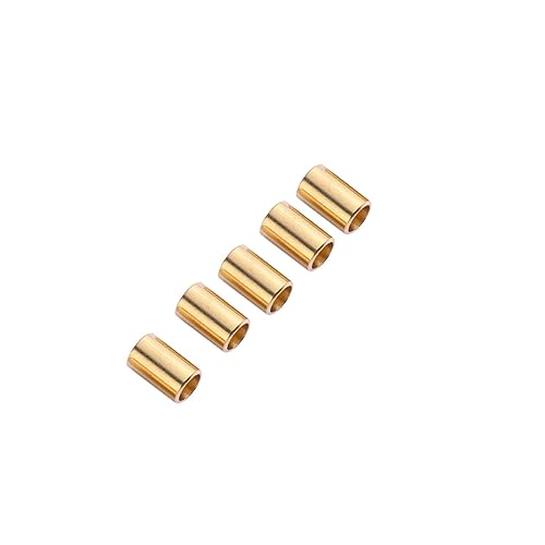 jojofuny 100 Stück Selbstgemacht Schmuckzubehör Runde Röhrenperlen Kupfer Metallperlen für Armbänder und Halsketten Bastelperlen für Schmuckherstellung Perlen für Handarbeiten jojofuny 100 Stück Selbstgemacht Schmuckzubehör Runde Röhrenperlen Kupfer Metallperlen für Armbänder und Halsketten Bastelperlen für Schmuckherstellung Perlen für Handarbeiten von jojofuny