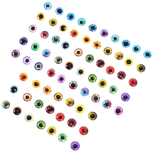 jojofuny 100stücke Glas Puppenaugen Aufkleber Augapfel Patches DIY Schmuckherstellungs Patches von jojofuny
