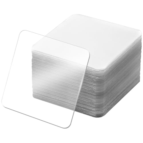 jojofuny 100 Stück Nano doppelseitiger Klebeband Aufhängen an Wand doppelseitige Aufkleber Bildband doppelseitiges Klebeband Fixieren Klebestreifen Acryl Transparent von jojofuny