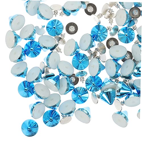 jojofuny 100stücke Kunststoff Nieten Für Kleidung DIY-bastelset Taschen-Spikes Kleidungsdekor Zubehör Nietenset Für Taschen Schuhe Jacken von jojofuny