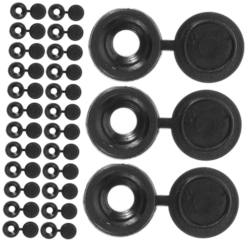 jojofuny 100 Stück Schrauben Abdeckkappen Kunststoff Schraubenabdeckungen Dekorative Möbel Schraubenlochabdeckungen Schwarz Staubschutz für Büro und Zuhause jojofuny 100 Stück Schrauben Abdeckkappen Kunststoff Schraubenabdeckungen Dekorative Möbel Schraubenlochabdeckungen Schwarz Staubschutz für Büro und Zuhause von jojofuny