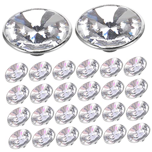 jojofuny 100 Stück Sofa Kristallknöpfe Diamant Design Dekorative Möbel Zubehör für DIY Projekte und Polsterung Acryl Sattelknoten für Möbeldekoration jojofuny 100 Stück Sofa Kristallknöpfe Diamant Design Dekorative Möbel Zubehör für DIY Projekte und Polsterung Acryl Sattelknoten für Möbeldekoration von jojofuny