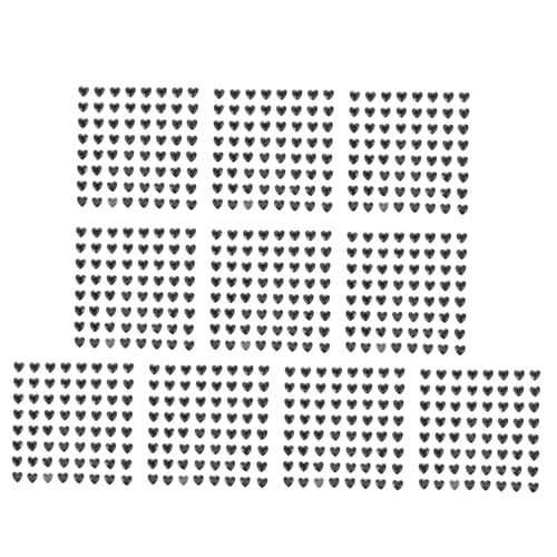 jojofuny 10Blatt Selbstklebende Herz Rhinestone Sticker für Makeup Bastelarbeiten und Dekoration zu Valentinstag Hochzeiten und Festen jojofuny 10Blatt Selbstklebende Herz Rhinestone Sticker für Makeup Bastelarbeiten und Dekoration zu Valentinstag Hochzeiten und Festen von jojofuny