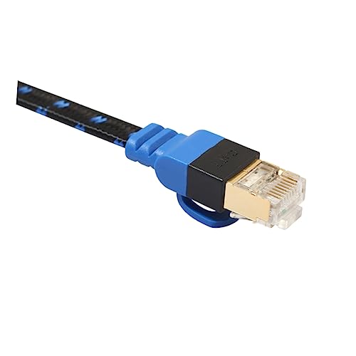 jojofuny 10g Ethernet-kabel Doppelt Geschirmt Flaches Lan-kabel Hohe Geschwindigkeit Kompatibel Mit Router Pc Nas Drucker Für Netzwerkverbindungen jojofuny 10g Ethernet-kabel Doppelt Geschirmt Flaches Lan-kabel Hohe Geschwindigkeit Kompatibel Mit Router Pc Nas Drucker Für Netzwerkverbindungen von jojofuny