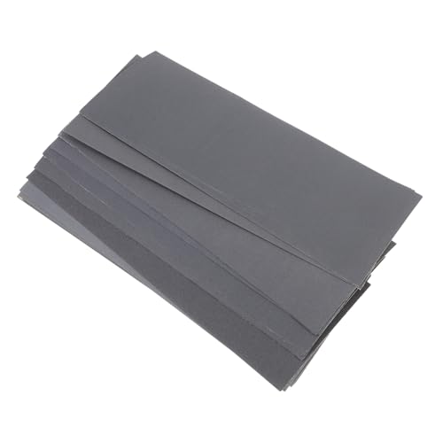 jojofuny 12 Blatt Teiliges Feucht und Trocken Wasserfest Körnung Vielseitig für Möbel Handwerk Feines Polierpapier von jojofuny