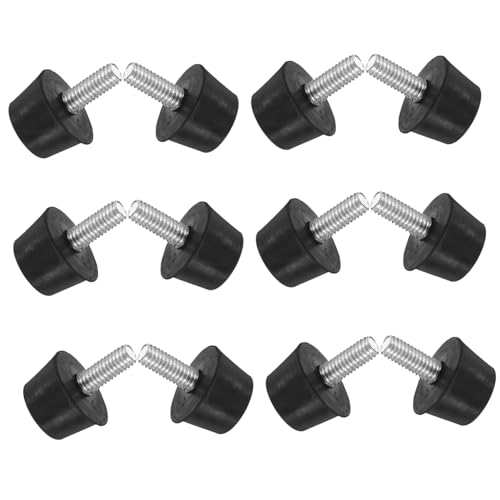 jojofuny 12stücke Möbel-nivellierfüße Verstellbare Gummifüße Mit Schraubenmechanismus Bodenschutz Und Anti-rutsch-Funktion Für Tische Stühle Und Andere Möbel von jojofuny