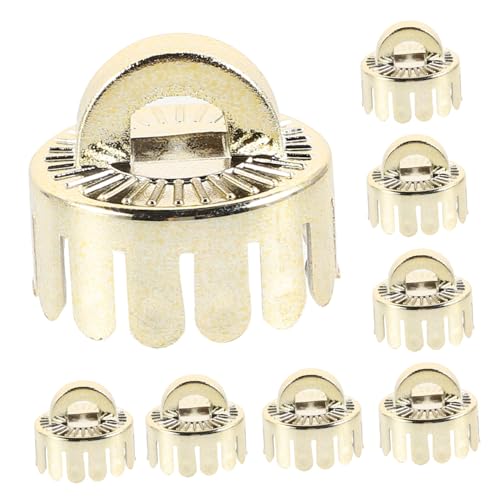 jojofuny 12 Stück Teiliges DIY Weihnachtskugel Ersatzkappen Goldene Dekorative Ballornament Abdeckungen Passend für Christbaumkugeln Einfaches Aufhängen Wiederverwendbar Festliche von jojofuny
