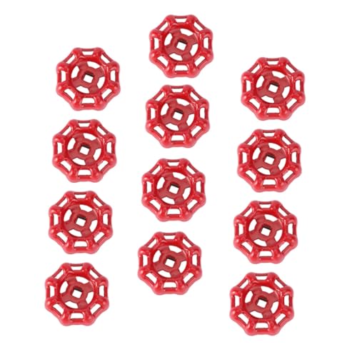 jojofuny 12 Stück Teiliges Edelstahl Handräder Ventilgriffe Poliert Langlebig Zuverlässige Abdichtung Komfortable Bedienung für Industrie und Haushalt von jojofuny