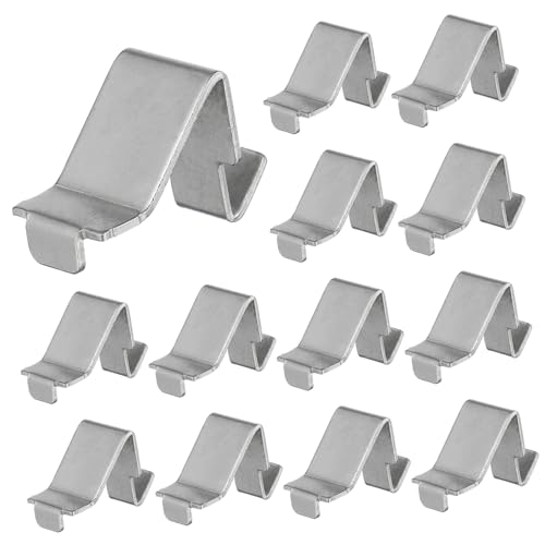 jojofuny 12 Stück Teiliges Metall Regalhalter für Aktenschrank Robuste Verformungsfeste Büroregal Stützen Einfache Montage Multifunktionale Ablage Clips für Bücherregale und Schränke von jojofuny