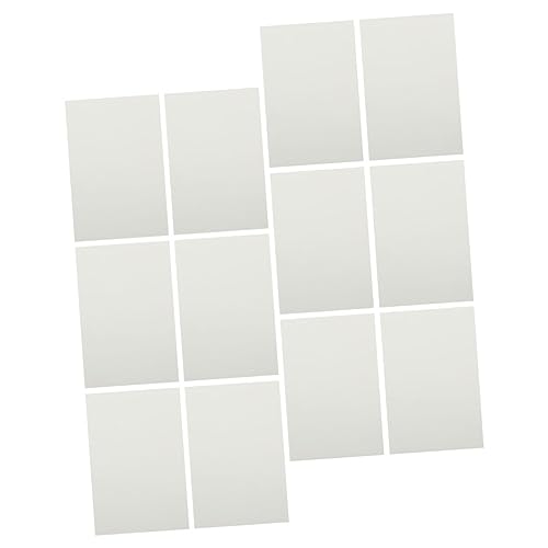 jojofuny 12 Stück Teiliges Sublimationsfähige Aluminiumplatten für Fotos für DIY Projekte und Schilder für Büro oder Zuhause Einfach zu Verwenden und Langlebig von jojofuny