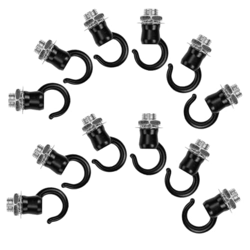 jojofuny 12 Stück Teiliges Vintage Deckenhaken aus Robustem Metall Haltebügel für Lampen und Laternen Einfach zu Montieren Vielseitig für DIY projekte und Heimdekoration von jojofuny