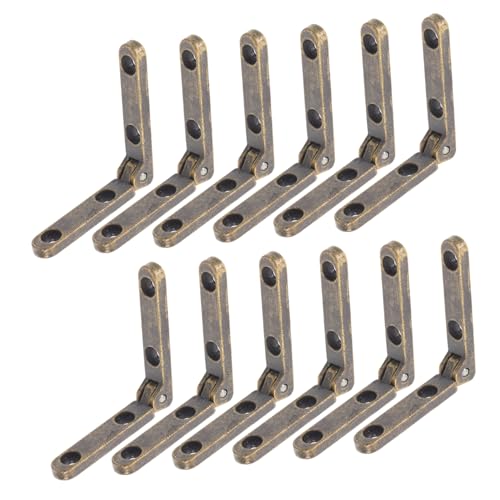 jojofuny 12 Stück Teiliges Zinklegierung Möbelscharniere für Holzboxen Geräuschlos Robust Vintage Stil Geeignet für Schranktüren Schmuck Möbelzubehör jojofuny 12 Stück Teiliges Zinklegierung Möbelscharniere für Holzboxen Geräuschlos Robust Vintage Stil Geeignet für Schranktüren Schmuck Möbelzubehör von jojofuny