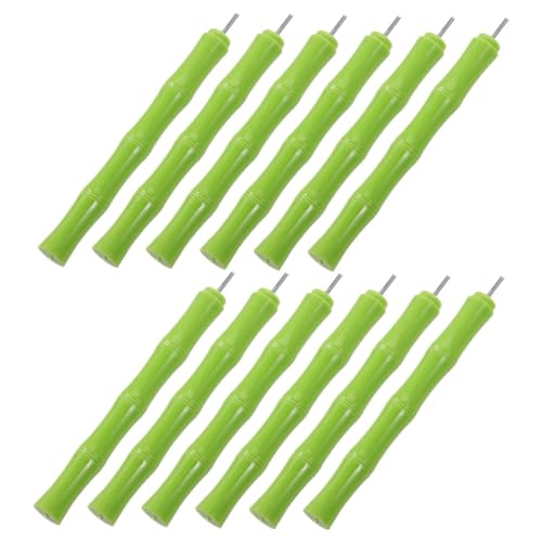 jojofuny 12 Teiliges Papier Quilling Werkzeug Set Mit Schlitzen Bambus Förmiges Roll Curling Quilling Nadelstift Cardmaking Projekt Werkzeugset Für Papierblumen von jojofuny