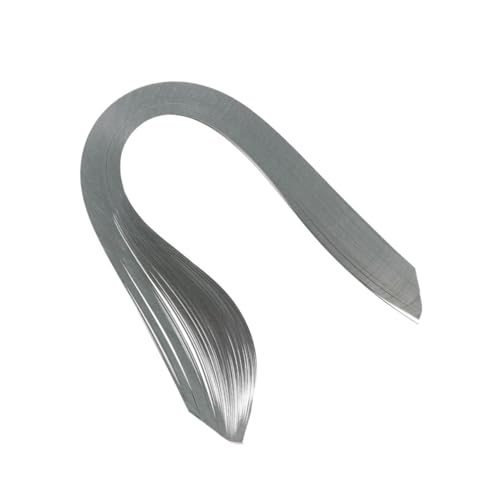 jojofuny 120 Stück Quilling Papierstreifen Set Breit Graue DIY Bastelmaterialien für Kreative Projekte und Dekorationen von jojofuny