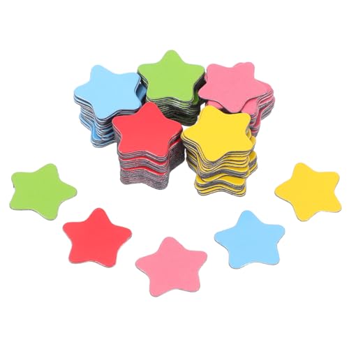 jojofuny 120Pcs 2Cm Kühlschrank Stern Magneten Multicolor Fünf Stern Geformte Magnet Motivation Belohnung Aufkleber Möbel Whiteboard Dekor für Home Office von jojofuny