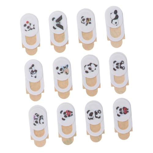 jojofuny Sichtschutz-Set – 12-teilige Webcam Für Laptop Telefon Tablet – Panda-Design von jojofuny
